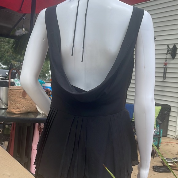 Nicole Miller collection size 892% silk, 8% spandex black evening top. - Picture 4 of 4